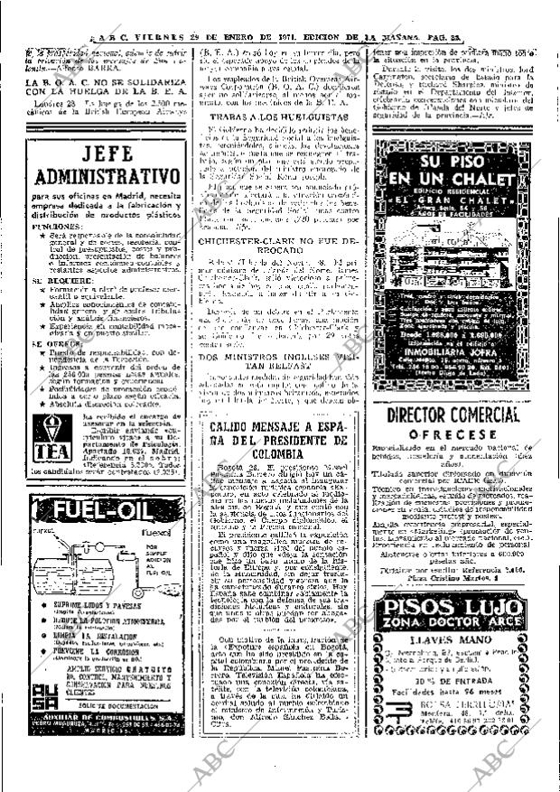 ABC MADRID 29-01-1971 página 22