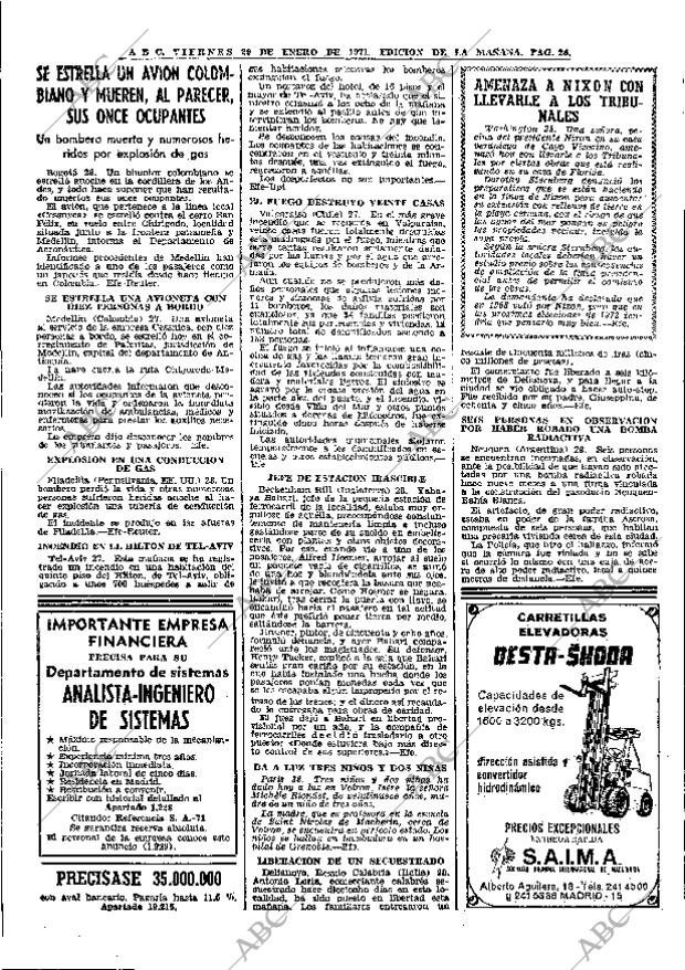 ABC MADRID 29-01-1971 página 26