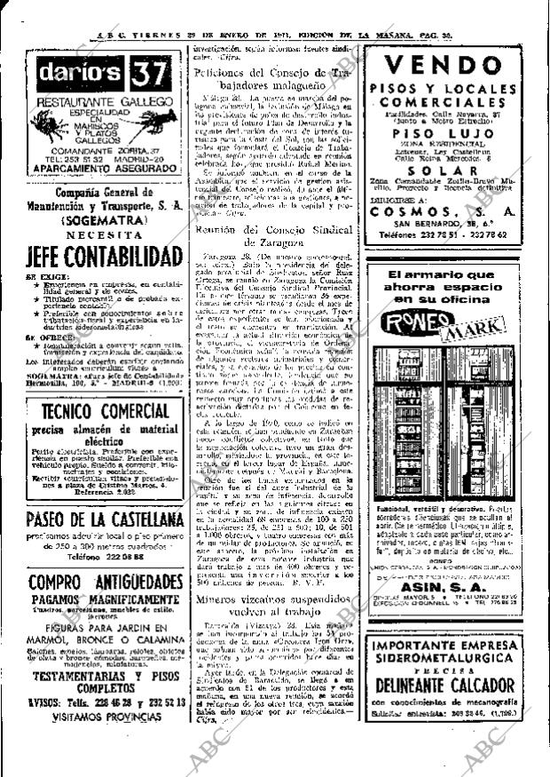 ABC MADRID 29-01-1971 página 30