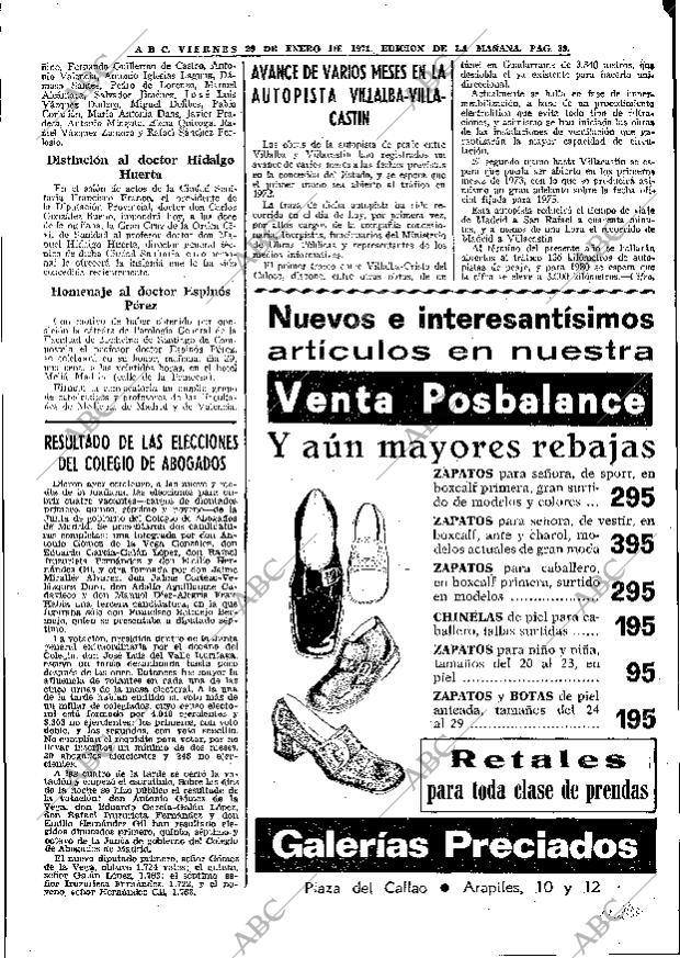 ABC MADRID 29-01-1971 página 39