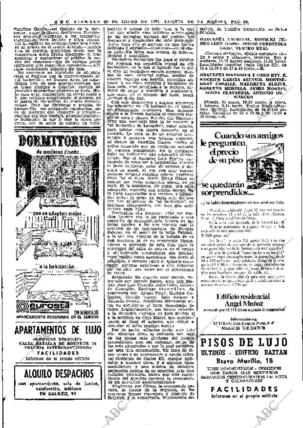 ABC MADRID 29-01-1971 página 66