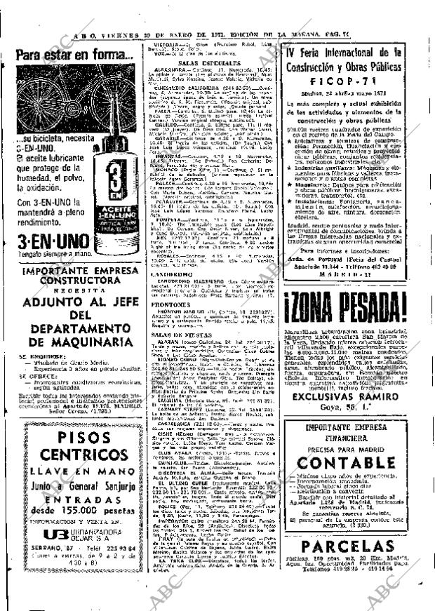 ABC MADRID 29-01-1971 página 74