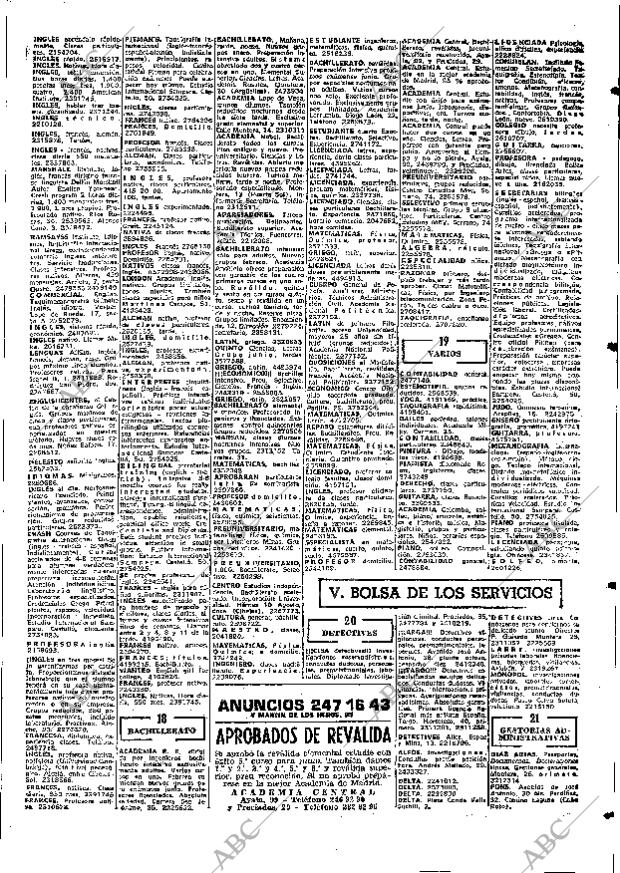 ABC MADRID 29-01-1971 página 85