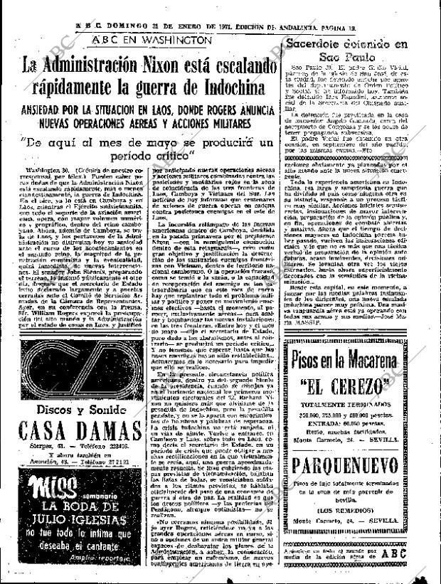 ABC SEVILLA 31-01-1971 página 19