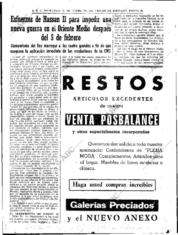 ABC SEVILLA 31-01-1971 página 23