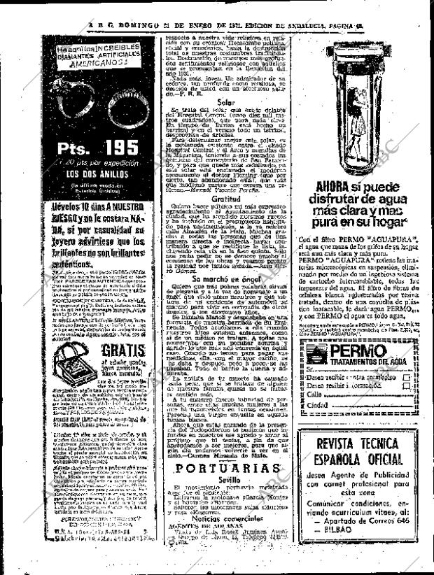 ABC SEVILLA 31-01-1971 página 40