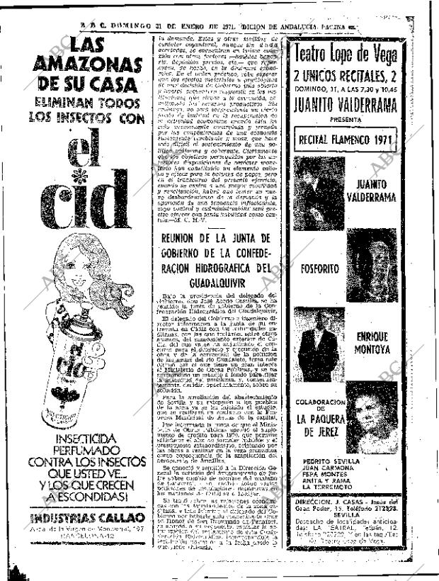 ABC SEVILLA 31-01-1971 página 68