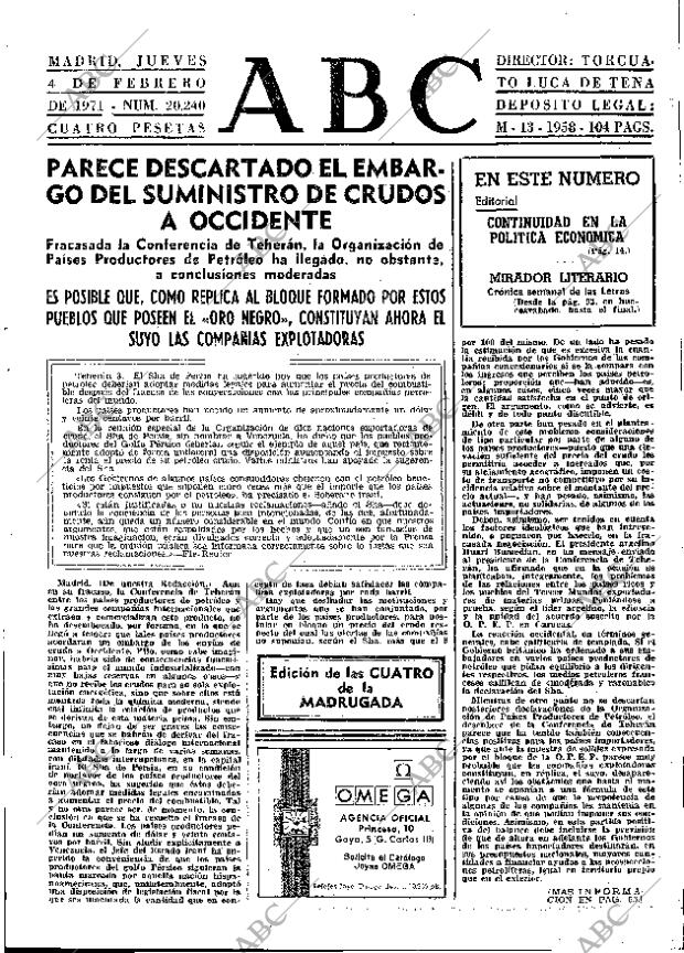 ABC MADRID 04-02-1971 página 13