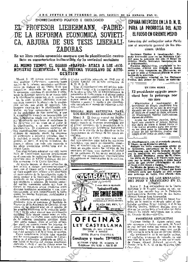 ABC MADRID 04-02-1971 página 15