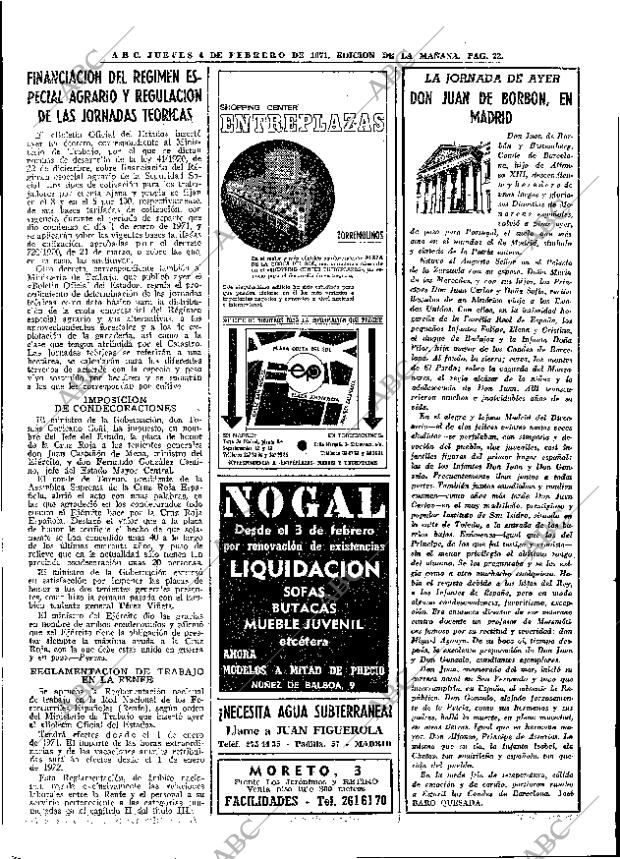 ABC MADRID 04-02-1971 página 22