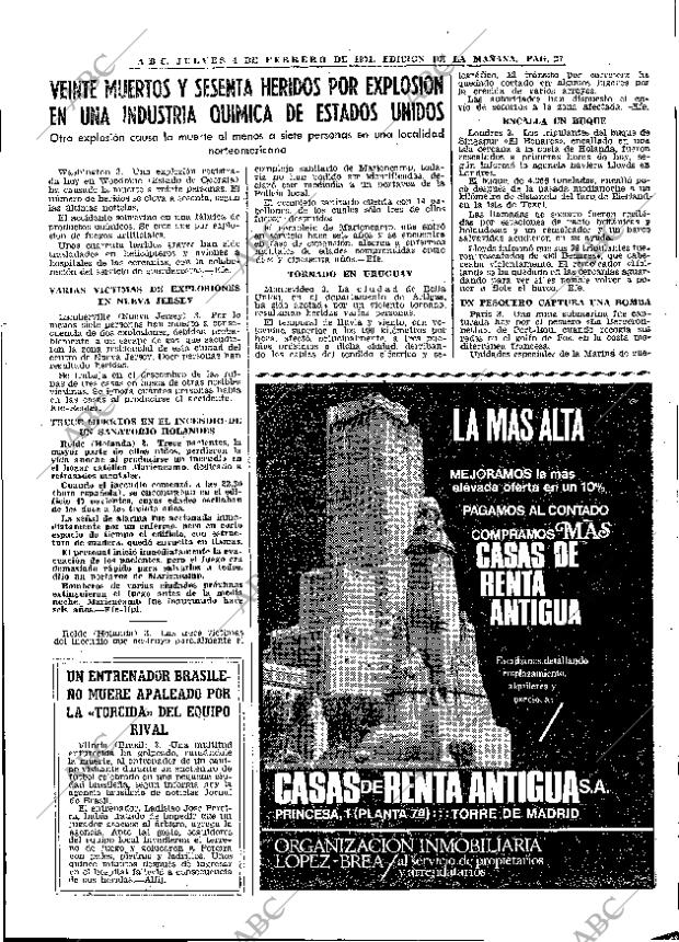 ABC MADRID 04-02-1971 página 27