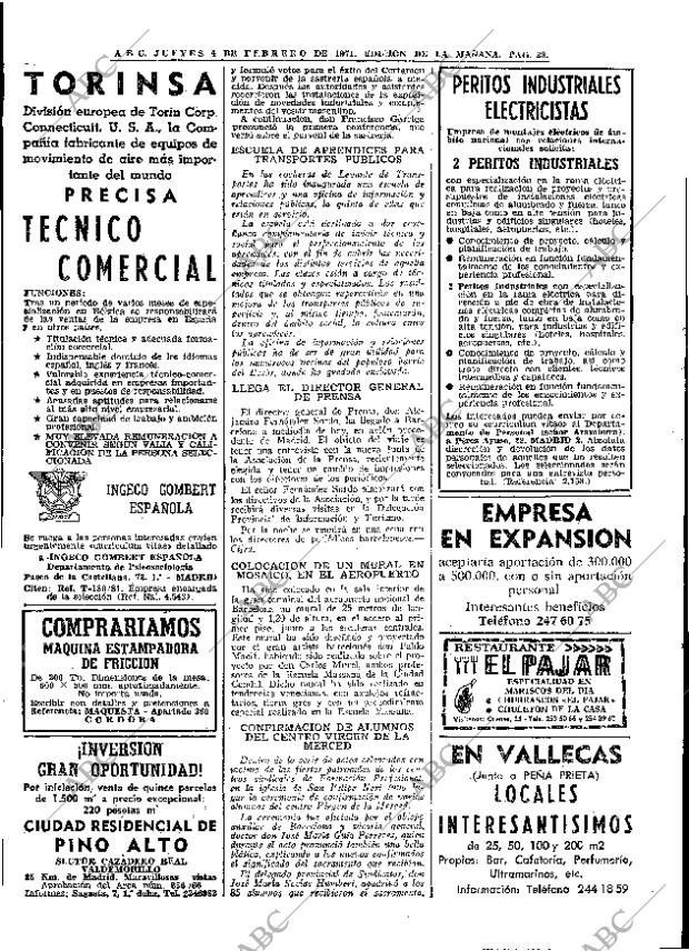 ABC MADRID 04-02-1971 página 38