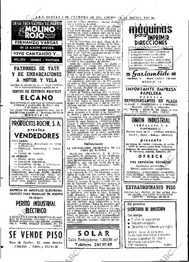 ABC MADRID 04-02-1971 página 64