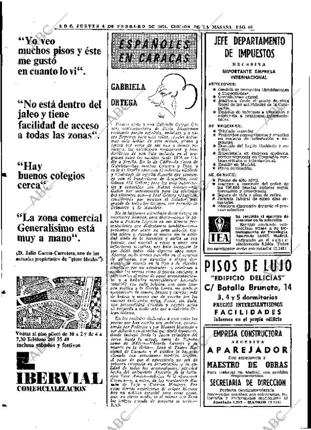 ABC MADRID 04-02-1971 página 66