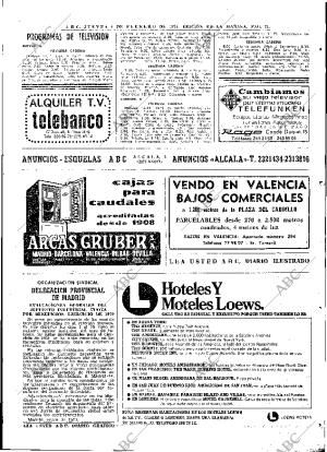 ABC MADRID 04-02-1971 página 73