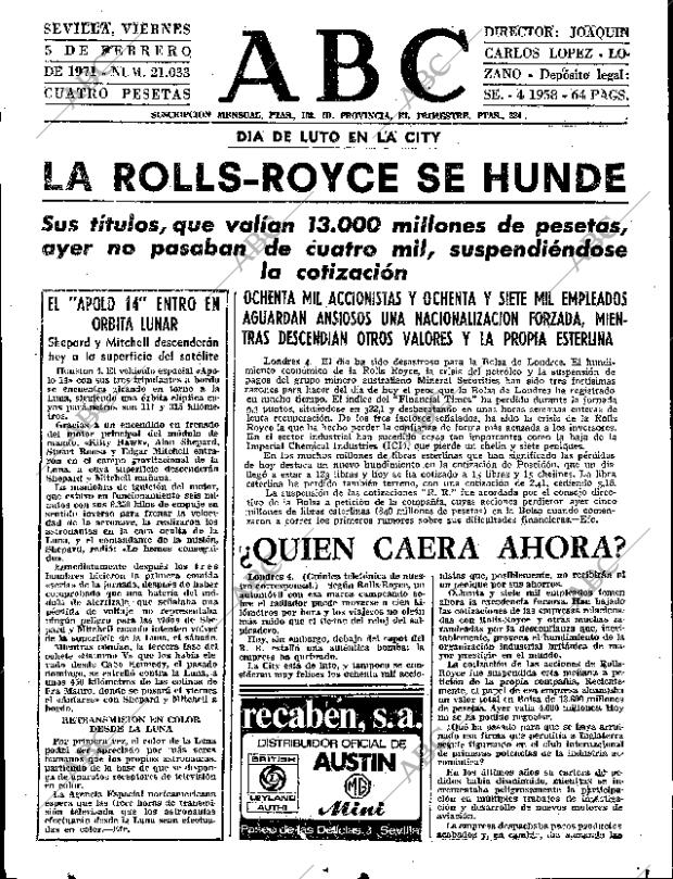 ABC SEVILLA 05-02-1971 página 15