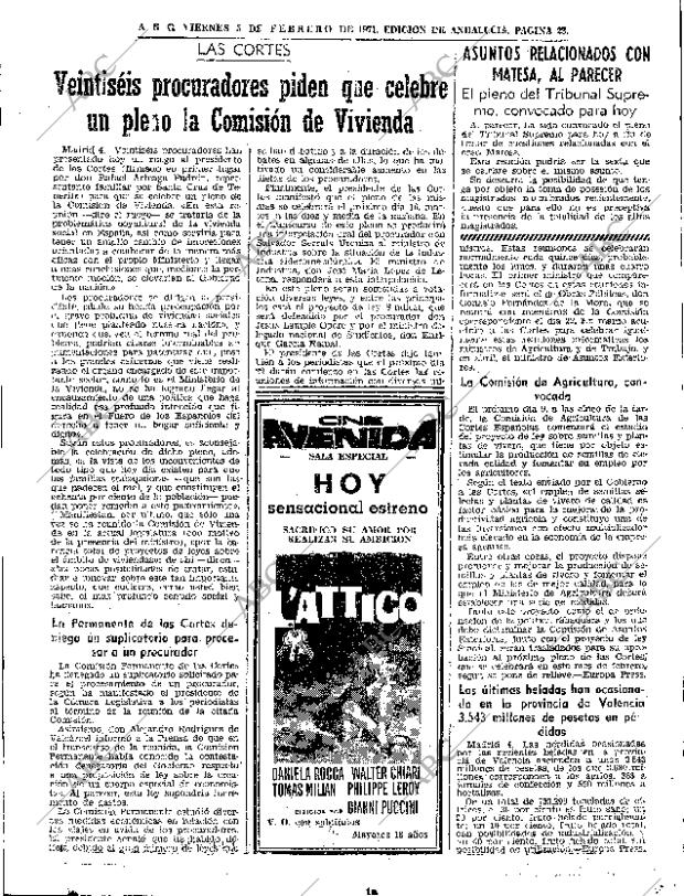 ABC SEVILLA 05-02-1971 página 23