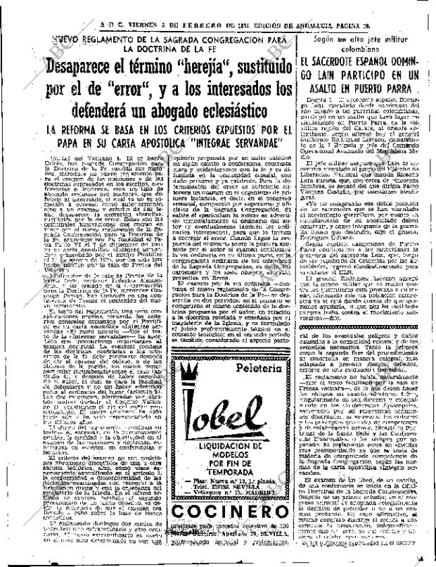 ABC SEVILLA 05-02-1971 página 29