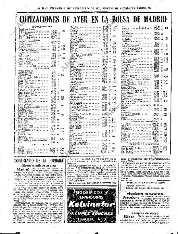 ABC SEVILLA 05-02-1971 página 33