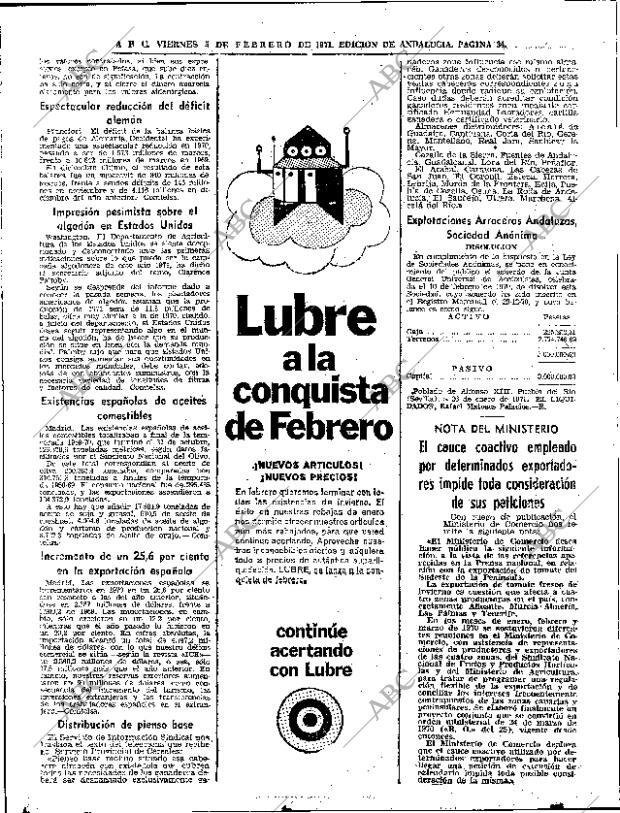 ABC SEVILLA 05-02-1971 página 34