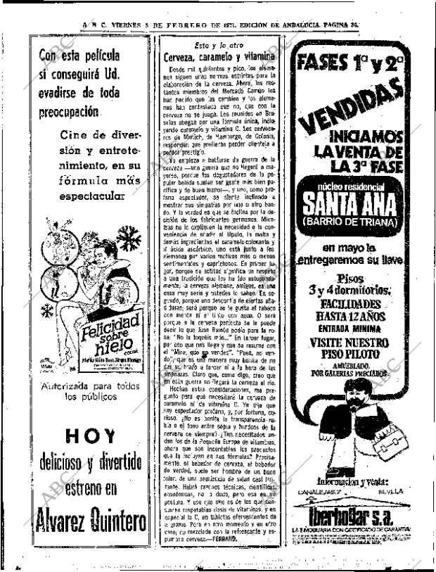 ABC SEVILLA 05-02-1971 página 36