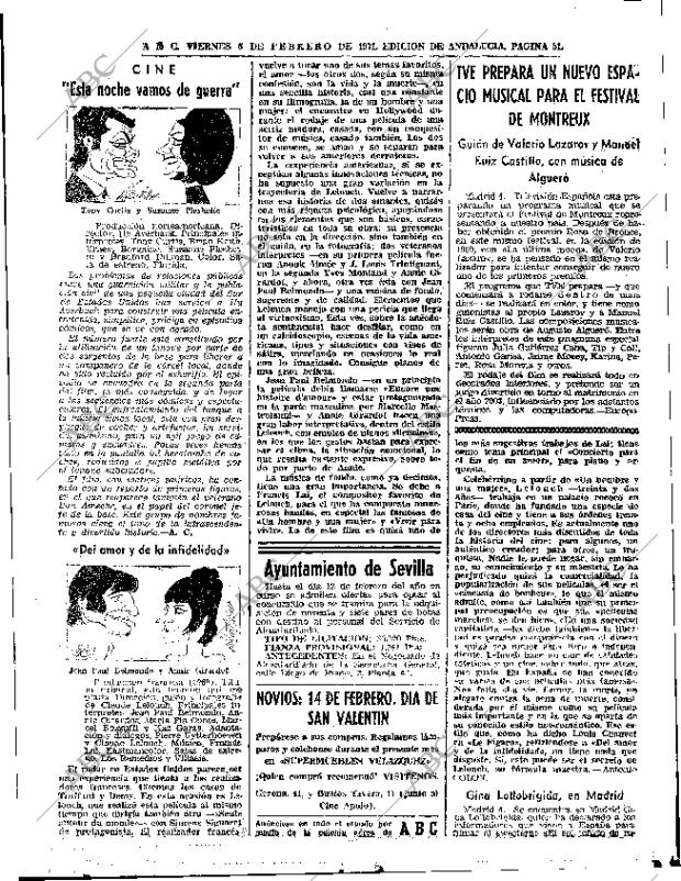 ABC SEVILLA 05-02-1971 página 51