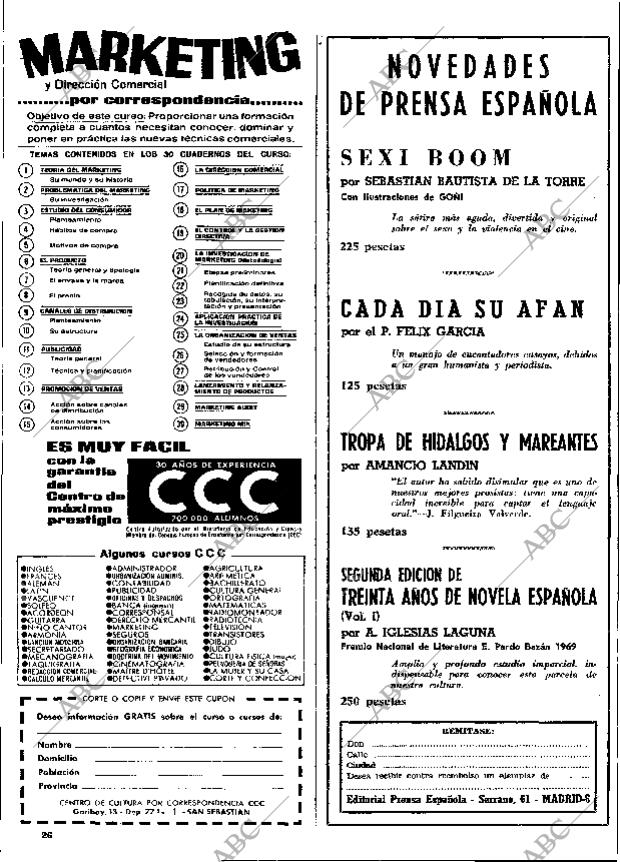 ABC MADRID 07-02-1971 página 138