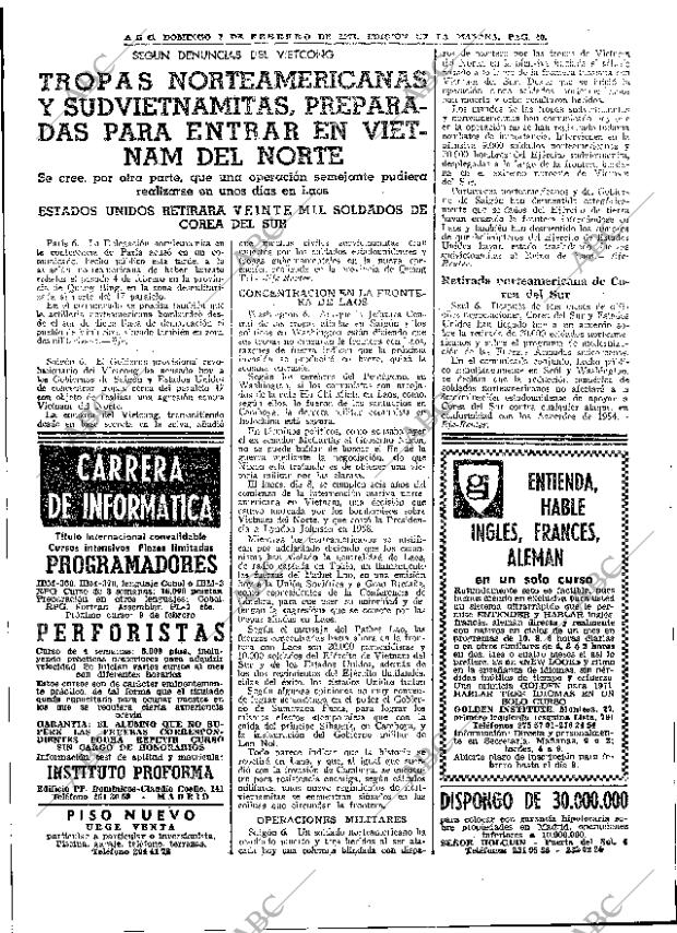 ABC MADRID 07-02-1971 página 20