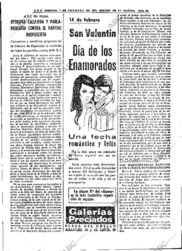 ABC MADRID 07-02-1971 página 22