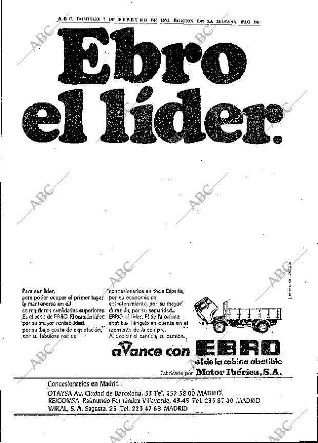 ABC MADRID 07-02-1971 página 26
