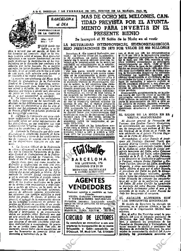 ABC MADRID 07-02-1971 página 39