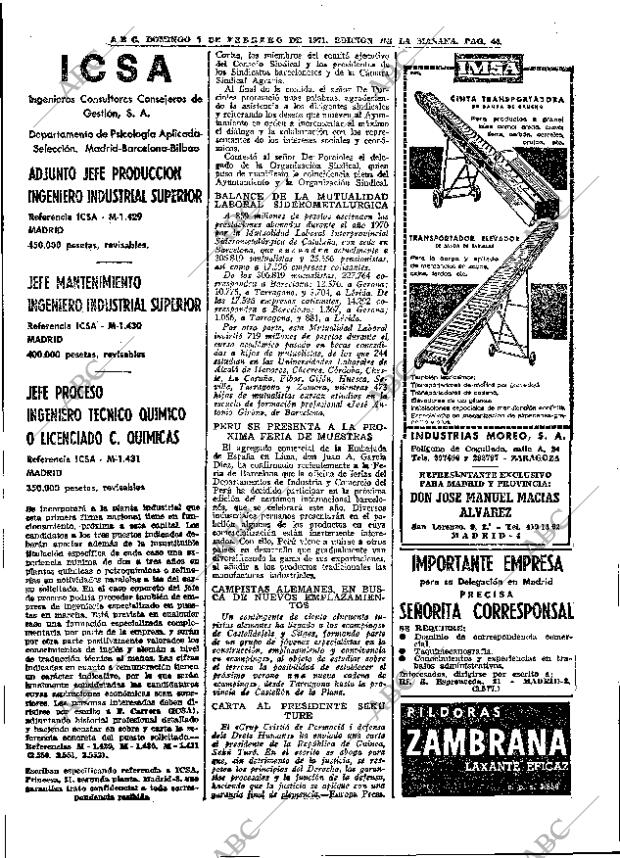 ABC MADRID 07-02-1971 página 40