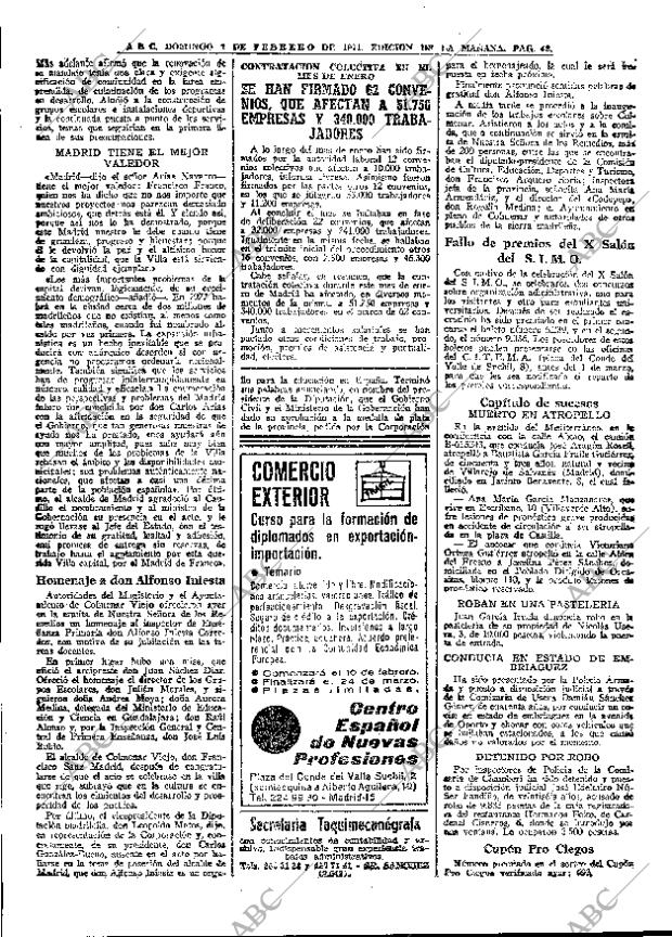 ABC MADRID 07-02-1971 página 42