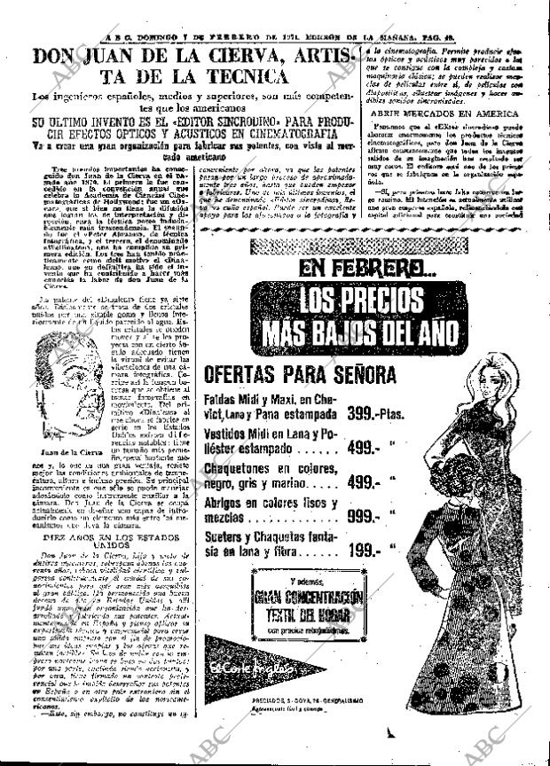 ABC MADRID 07-02-1971 página 49