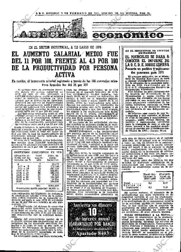 ABC MADRID 07-02-1971 página 51
