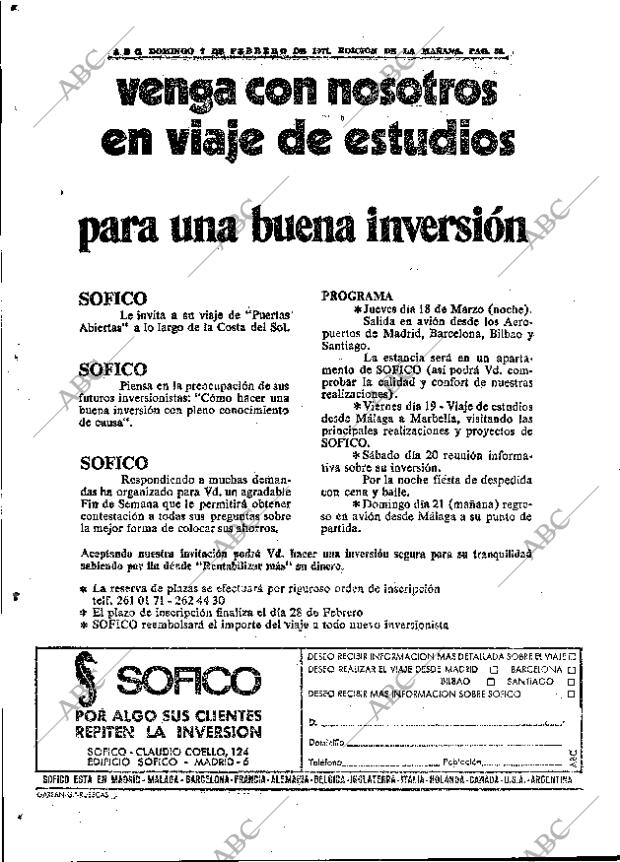 ABC MADRID 07-02-1971 página 58