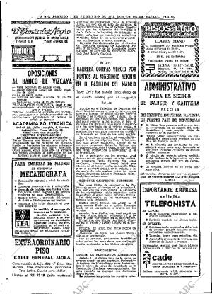 ABC MADRID 07-02-1971 página 62