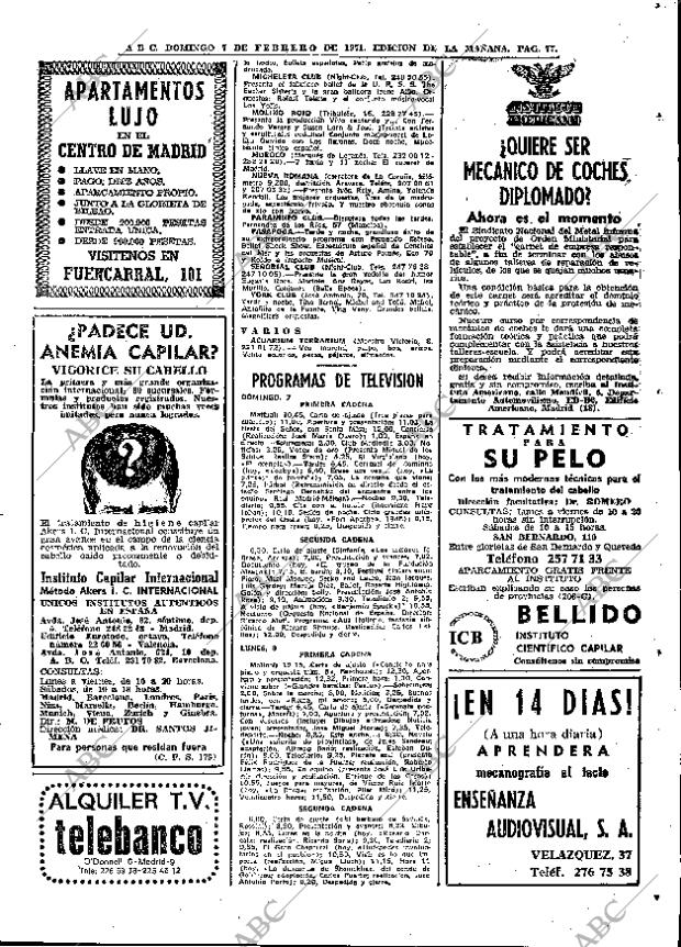 ABC MADRID 07-02-1971 página 77