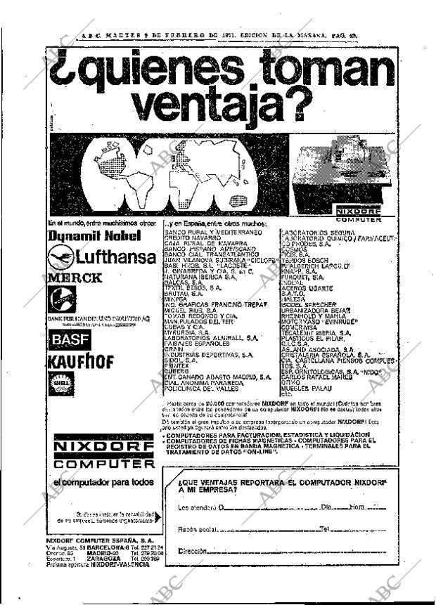 ABC MADRID 09-02-1971 página 52