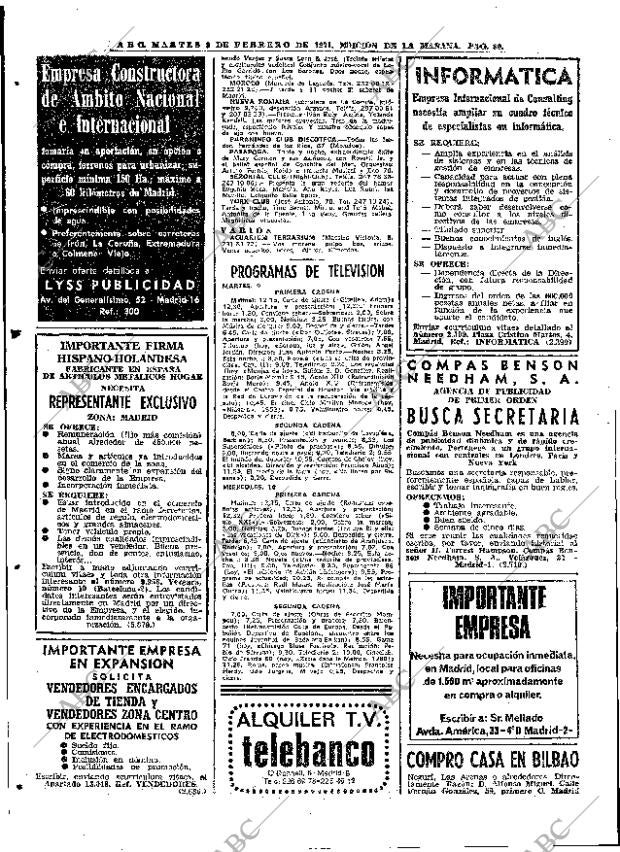 ABC MADRID 09-02-1971 página 80