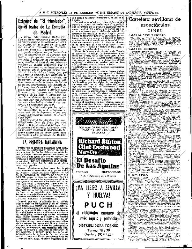 ABC SEVILLA 10-02-1971 página 45