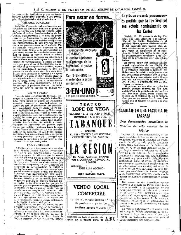 ABC SEVILLA 13-02-1971 página 22