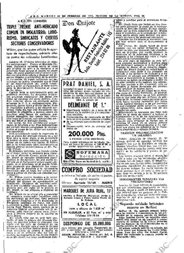 ABC MADRID 16-02-1971 página 20