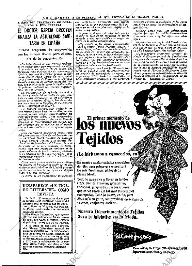 ABC MADRID 16-02-1971 página 49