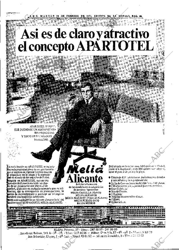 ABC MADRID 16-02-1971 página 50