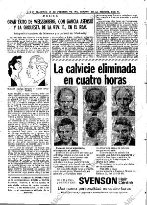 ABC MADRID 16-02-1971 página 71