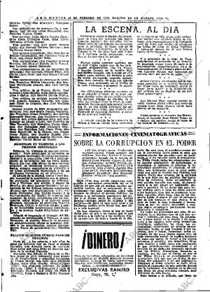 ABC MADRID 16-02-1971 página 74