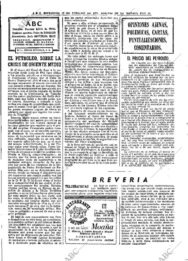 ABC MADRID 17-02-1971 página 16