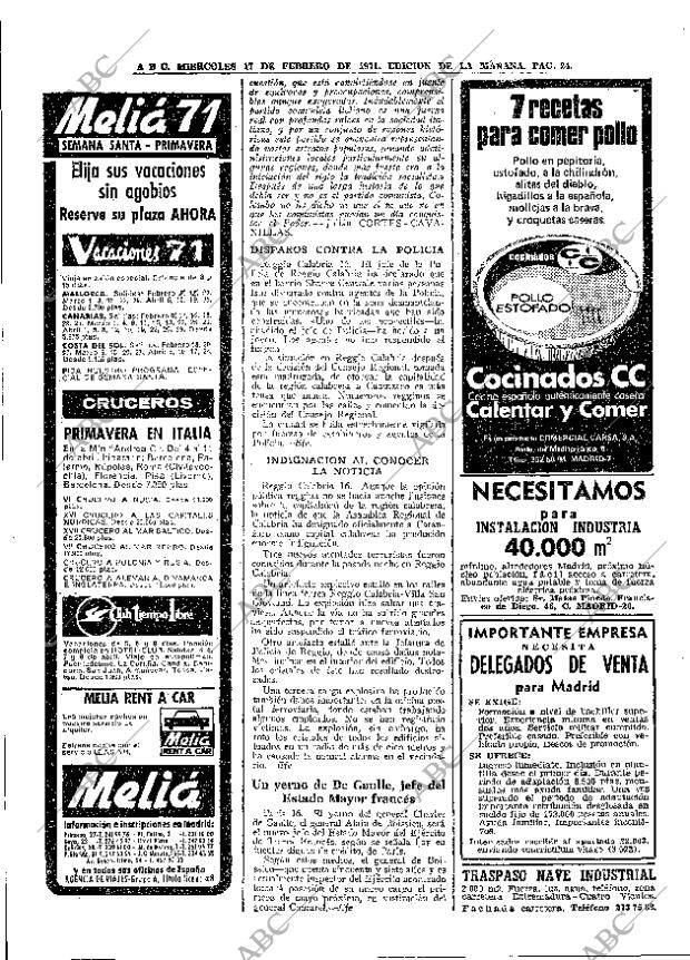 ABC MADRID 17-02-1971 página 24