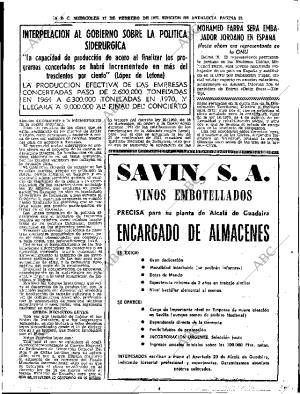 ABC SEVILLA 17-02-1971 página 19